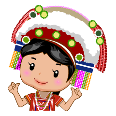 [LINEスタンプ] Taiwan's aborigines beautiful 1
