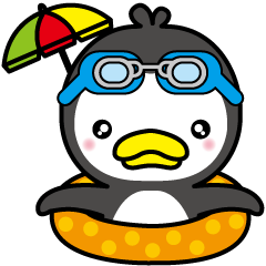 [LINEスタンプ] ペンギンの銀次の画像（メイン）