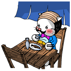 [LINEスタンプ] 部長 猫田 とら夫。の画像（メイン）