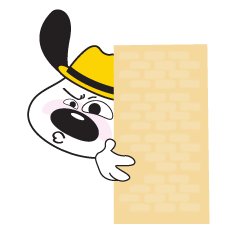 [LINEスタンプ] Yellow Hat Dogの画像（メイン）