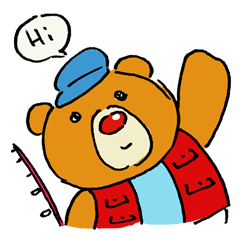 [LINEスタンプ] クマの釣りキチさんの画像（メイン）