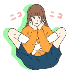 [LINEスタンプ] 私立ヨガ女の画像（メイン）