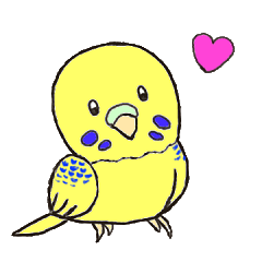 [LINEスタンプ] セキセイインコたち