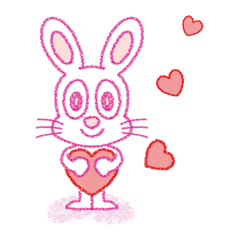 [LINEスタンプ] うさぎのももこの画像（メイン）