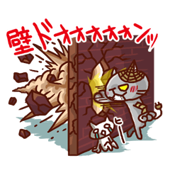 [LINEスタンプ] ねこの肉球＠ロボット編