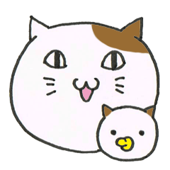 [LINEスタンプ] きもっタマにゃーさんの画像（メイン）