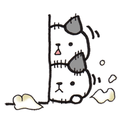 [LINEスタンプ] 壁からねこの画像（メイン）