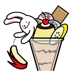 [LINEスタンプ] ウサギのようでウサギでない何か。