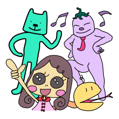 [LINEスタンプ] いろいろ、キャラセットの画像（メイン）