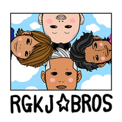 [LINEスタンプ] RGKJ☆BROSの画像（メイン）