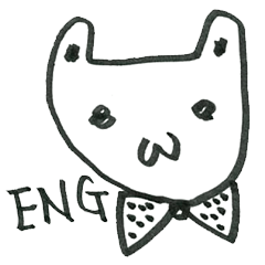 [LINEスタンプ] 英語でマンちゃんの画像（メイン）