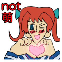 [LINEスタンプ] 萌えない！？萌ちゃんの画像（メイン）