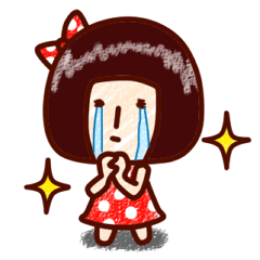 [LINEスタンプ] 涙もろ美