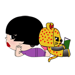 [LINEスタンプ] ジュンコとロボパンの画像（メイン）