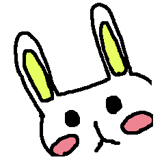 [LINEスタンプ] うさぎと一緒