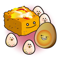 [LINEスタンプ] 揚げ臭豆腐＆台湾よいち