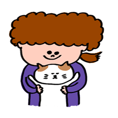 [LINEスタンプ] ウルフカット！の画像（メイン）