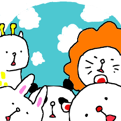 [LINEスタンプ] 動物園のなかまたち