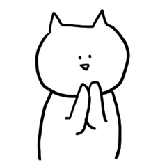 [LINEスタンプ] 全力で謝る気のないねこ