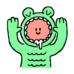 [LINEスタンプ] ゆるけものの画像（メイン）