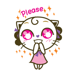 [LINEスタンプ] A Cat Girl