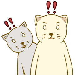 [LINEスタンプ] ねこ太とねこ