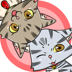 [LINEスタンプ] Nunee and Idun Meow