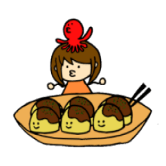 [LINEスタンプ] しょこみんのお食事の会話スタンプの画像（メイン）