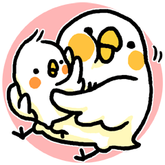 [LINEスタンプ] とりとりことりの画像（メイン）