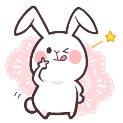 [LINEスタンプ] 大福うさぎのゆるゆる生活( °Y° )