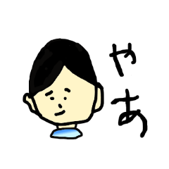 [LINEスタンプ] まさる君の日常会話とねこの画像（メイン）