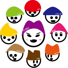 [LINEスタンプ] RINKO's HATsの画像（メイン）