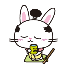 [LINEスタンプ] うさぎ侍でござる