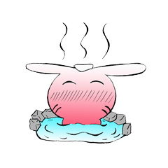 [LINEスタンプ] しろラビ
