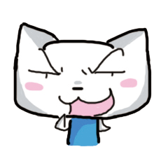 [LINEスタンプ] Little P dramatic cat
