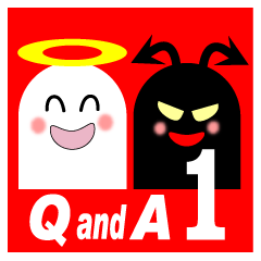 [LINEスタンプ] Q＆A No.1