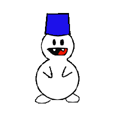 [LINEスタンプ] 雪だるマンの画像（メイン）