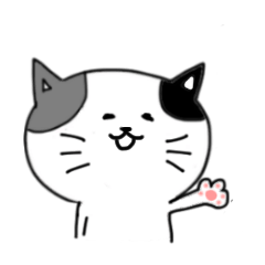 [LINEスタンプ] みけねこ くうちゃんの画像（メイン）