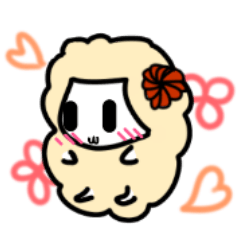 [LINEスタンプ] もこもこ♡ヒツジ(*´ω｀)