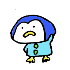 [LINEスタンプ] ペンギンですの画像（メイン）