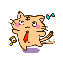 [LINEスタンプ] 猫の中村さん1