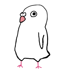 [LINEスタンプ] 白鳩のコルック