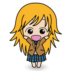 [LINEスタンプ] 制服がぁるの画像（メイン）