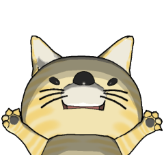 [LINEスタンプ] 猫の「とら太」は横浜生まれ（横浜弁？）