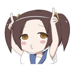 [LINEスタンプ] 変顔なぎちゃんの画像（メイン）