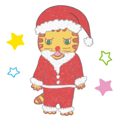 [LINEスタンプ] 玄関ねこ 〜クリスマス＆お正月編〜