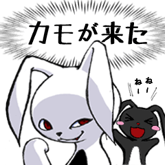 [LINEスタンプ] 腹黒＆腹白ウサちゃんの画像（メイン）