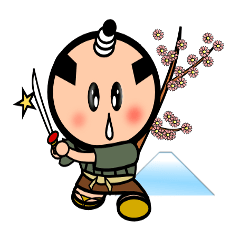 [LINEスタンプ] 鼻タレ侍の画像（メイン）