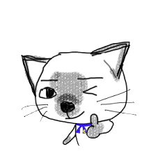 [LINEスタンプ] ちょびねこの画像（メイン）