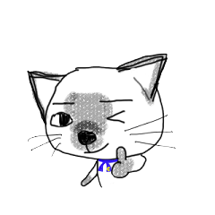 [LINEスタンプ] ちょびねこ